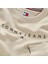 Kadın Tjw Reg Lınear Crew Ext Sweatshirt-Bej 3