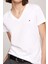 Kadın Herıtage V-Neck Tee T-Shirt-Beyaz 4