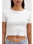 Kısa Kol T-Shirt Beyaz 4