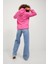 Jxabbıe Rlx Ls Every Hood Pembe Kadın Sweatshirt 4