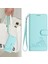 Samsung Galaxy M33 5g Kedi Rfıd Kart Yuvası Tutucu Kickstand Cüzdan (Yurt Dışından) 2