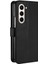 Samsung Galaxy Z Için Flip Case Fold 6 Kickstand Koruyucu Kapak Folio Pu (Yurt Dışından) 4