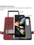 Samsung Galaxy Z Için Kılıf Fold Kart Yuvası Standı ile 6 Flip Folio Kitap Pu (Yurt Dışından) 5