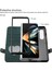 Samsung Galaxy Z Için Kılıf Fold Kart Yuvası Standı ile 6 Flip Folio Kitap Pu (Yurt Dışından) 5
