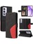 Oppo A3 Pro 5g Için Flip Case Dikiş Renk Deri Cüzdan Kickstand Flip (Yurt Dışından) 1