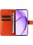 Kart Yuvası Standı Flip Kickstand ile Oppo A3 Pro 5g Pu Deri Için Kılıf (Yurt Dışından) 4