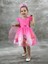 Barbie Pembe Kız Çocuk Elbise 1