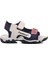 24-410-B Lacivert-Beyaz-Kırmızı Erkek Çocuk Sandalet 1