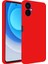 Tecno Camon 19 Neo Kapak Içi Kadife Kamera Korumalı Lansman Silikon Kılıf - Kırmızı 1