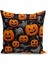 Sonbahar Serisi Çift Tarafı Dijital Baskılı 8'li Kırlent Kılıfı Seti (Halloween Autumn Cushion Cover) 5