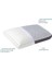 Tekno Trust 60 x 40 Doğal Lif Kılıflı Hava Kanallı Visco Ortopedik Yastık 60X40X13 Cm, Gri Hava Geçirgen 650 + 3