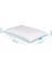 Tekno Trust Beyaz Comfy Boyun Destekli Ortopedik Yastık Tombul Visco Yastık - 55X35X12CM 55 x 35 Pamuk Polyeste 2