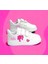 Pembe Preses Baskılı Kız Çocuk Spor Ayakkabı Sneaker 1