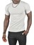 Taş Erkek/Unisex Slim Fit Dar Kesim Bisiklet Yaka Pamuklu Likralı Basic Tişört 1801131 2