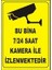 Uyarı Levhaları Bu Bina 7/24 Saat Kamera İle İzlenmektedir Pvc 25*35 1
