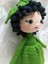 Toyscity Yeşil Sade Bebek Amigurumi Örgü Oyuncak 3