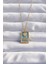 316L Çelik Zincir Gold Renk Güneş Detay Renkli Zirkon Taşlı Tarot Kolye 1