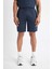 DeFactoFit Slim Fit Dar Kesim Sporcu Kısa Paça Şort B4737AX24AU 5