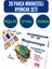 Magnespace Magnetic Tiles 3 Boyutlu Mıknatıslı Yapı Oyuncak Seti 20 Parça 1