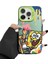 Renkli Gümüş Yeşil Spongebob Grafiti Telefon Kılıfı (Yurt Dışından) 1