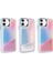Apple iPhone 12 Kılıf Airbagli Renkli Arka Yüzey Boncuk Tasarımlı Zore Kumul Kapak-Pembe 2