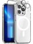 Apple iPhone 13 Pro Kılıf Magsafeli Kılıf Ekran Koruyucu ve Kamera Koruyuculu Set 1