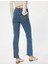 5WAL40021MD Mıd Orta Indıgo Kadın Pamuk Denim Pantolon 4