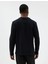 5WAM70065MK 999 Sıyah Erkek Pamuk Jersey Sweatshırt 4