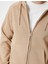 5WAM70016MK 057 Bej Erkek Pamuk Jersey Sweatshırt 5