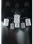 Modern Krom LED Avize 7757K 30CM - 50CM 3