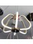 Modern Gold LED Avize 7712G 80 cm - 33 cm 2
