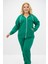 Kadın Büyük Beden Kapüşonlu Cep Detaylı Eşofman Takımı 8139-25 1