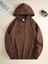 Unisex 3 Iplik Oversize Hoodie Kanguru Cep Kapşonlu Içi Pamuklu Şardonlu Basic Okul Sweatshirt 1
