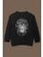 Çocuk Sweatshirt Aslan Kafa Sarı Lion Head Kırmızı Baskılı Sweat 1