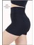 Kadın Mini Şort Boxer Lacivert Yüksek Bel Fit Görünüm 11080 1
