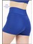 Kadın Mini Şort Boxer Saks Mavi Yüksek Bel Fit Görünüm 11081 1