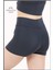 Kadın Antrasit Mini Şort Boxer Yüksek Bel Sıkılaştırıcı Fit Görünüm 11080 1