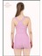Kadın Mini Şort Boxer Lila Yüksek Bel Fit Görünüm 11080 4