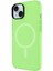Apple iPhone 15 Kılıf Zore Magsafe Şarj Özellikli Buzlu Transparan C-Pro Sert Kapak 2