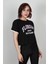 Kadın Florida Baskılı Kolları Renkli T-Shirt - 0037 2