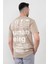 John Borners Vizon Human Baskılı Regular Kesim T-Shirt 4