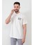 John Borners Beyaz Human Baskılı Regular Kesim T-Shirt 5