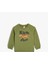 5WMB10184TK 783 Yesıl Erkek Bebek Pamuk Jersey Sweatshırt 1