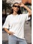 Kadın Baskısız Oversize Salaş T-Shirt 2