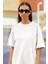 Kadın Baskısız Oversize Salaş T-Shirt 3