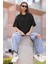 Kadın Baskısız Oversize Salaş T-Shirt 1