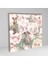 Tekli Kare Kanvas Tablo Soft Soğuk Pembe Renkte Çiçekler 2