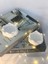 Dekoratif 2'Li Beton Lotus Soya Mum Set 1
