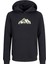 Çocuk Gögüs Baskili Kapüsonlu Sweatshirt - Mountain 1