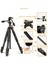 HT-T06 Profesyonel Tripod 190 cm Yatay Kullanım Çok Fonksiyonlu Panoromik Kafa 360 Derece Dönebilir Monopod 5